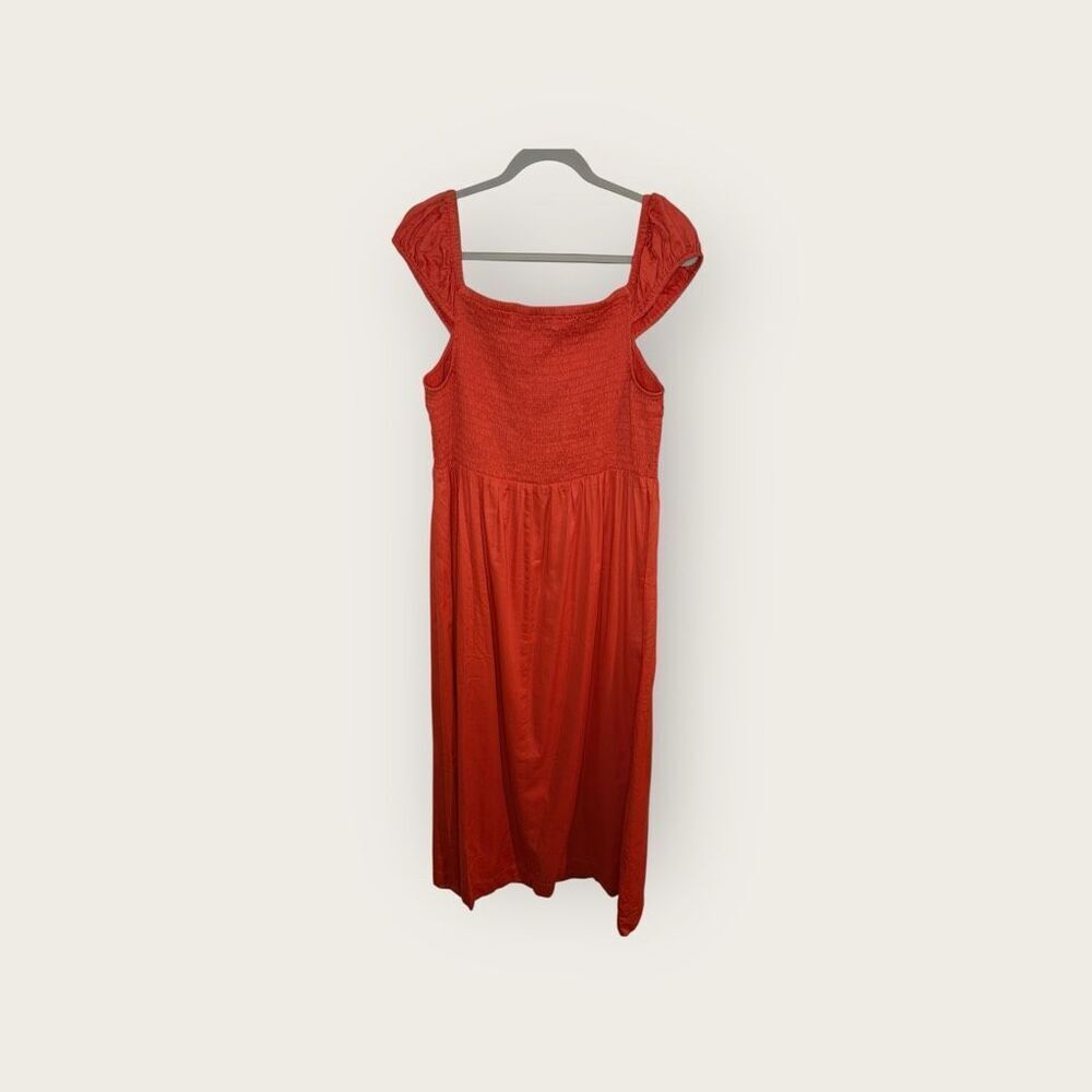 LOFT Outlet NWT Smocked Maxi Dress‎ Red Size Large